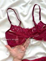 ست فانتزی زنبوری زرشکی کد 9030 - Image 4