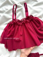 ست نیمتنه و شورت فانتزی کد 7055 - Image 6