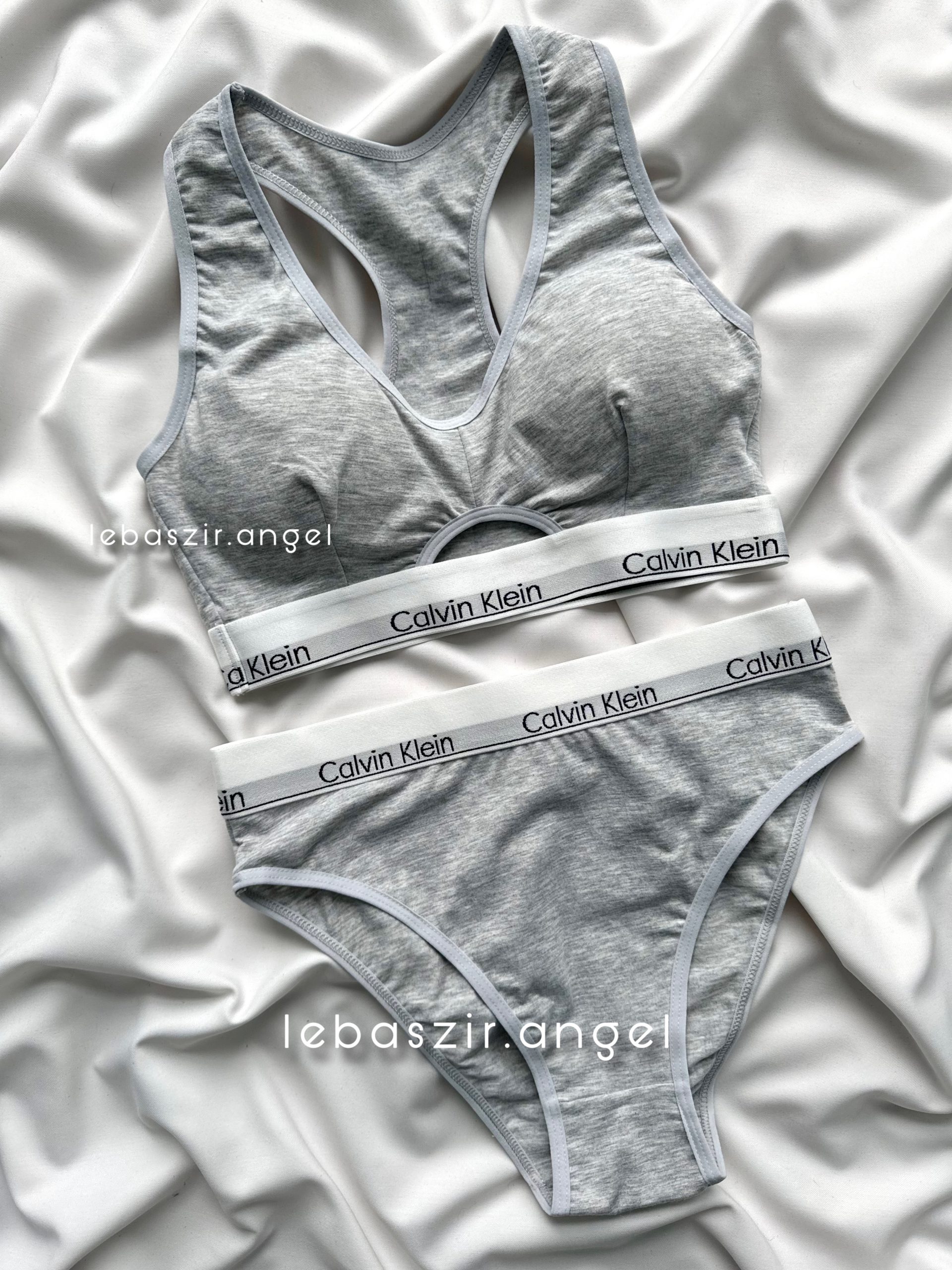 F65938EA-D4FC-471F-9121-8EFC860B2282 ست نیمتنه و شورت اسپرت calvin klein کد 7225 - Image 1