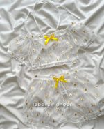 ست نیمتنه و شلوارک توری بابونه😍