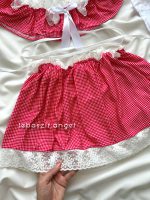 ست فانتزی جورابدار قرمز کد 5124 - Image 3