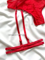 ست فانتزی گارتردار قرمز کد 1078 - Image 3