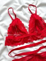 ست فانتزی گارتردار قرمز کد 1078 - Image 4