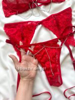 ست فانتزی زنبوری قرمز کد 9030 - Image 5