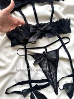 ست فانتزی فنردار مشکی کد 8052 - Image 4