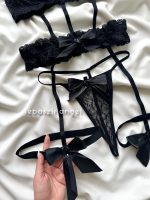 ست فانتزی فنردار مشکی کد 8052 - Image 2