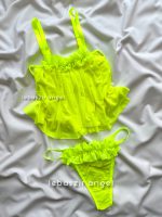 ست نیمتنه و شورت فانتزی  فسفری کد 7055