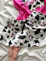 ست تاپ و شلوارک ساتن گاو🐮 - Image 2