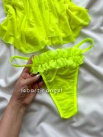 ست نیمتنه و شورت فانتزی  فسفری کد 7055 - Image 2