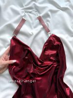 لباس خواب فانتزی کد 441 زرشکی - Image 2