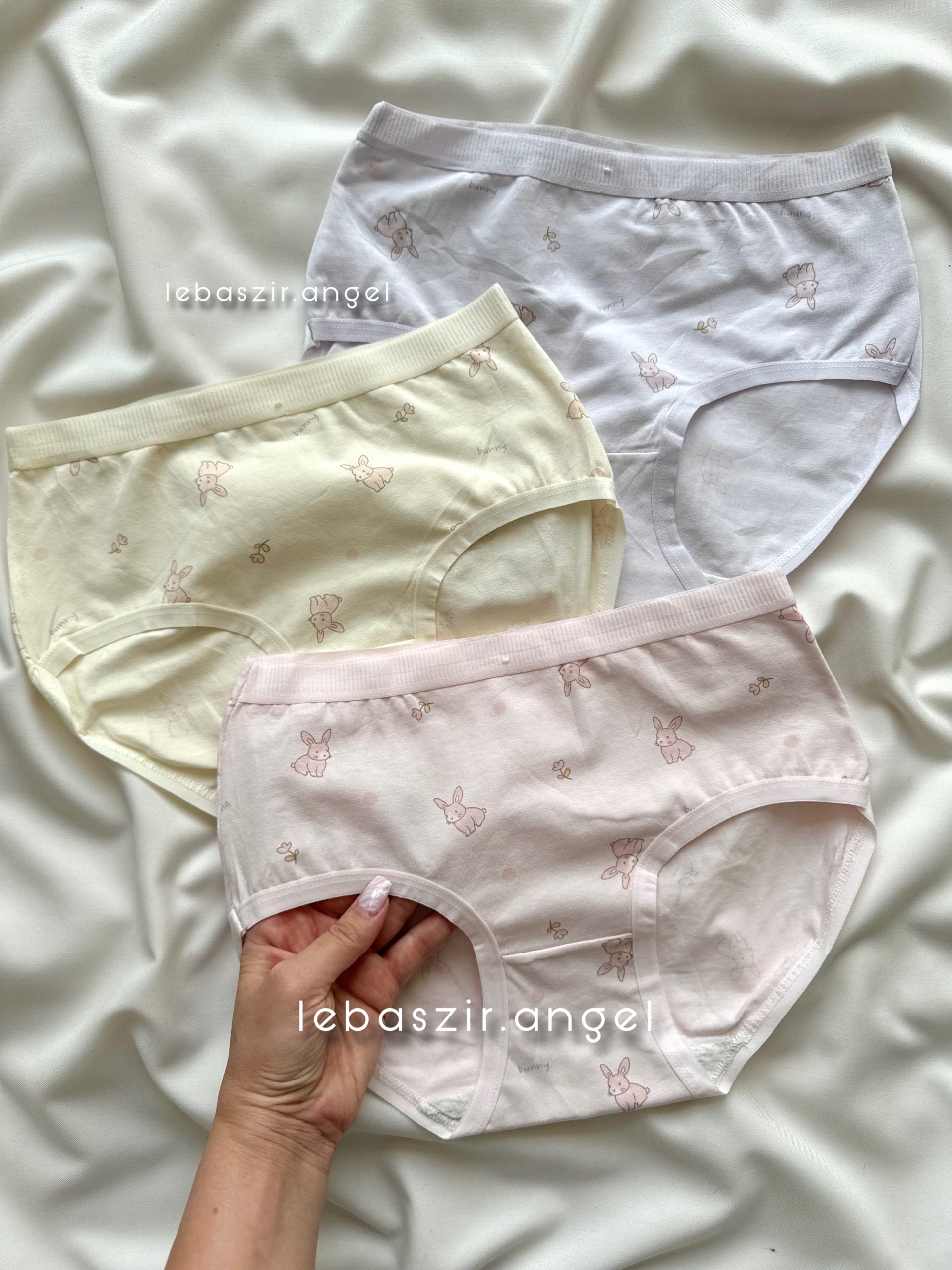 88E37D88-622F-4DC9-AE7E-55ABD382D46F شورت نخی خرگوشی🐇 کد 3703 - Image 1