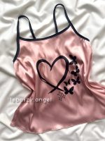 ست تاپ و شلوارک ساتن پروانه🦋 - Image 3