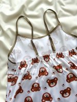 ست تاپ و شلوارک ساتن خرسی2🐻 - Image 4