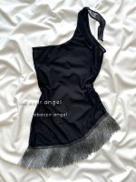 پیراهن تور شیشه ای ریشدار