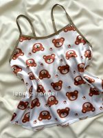 ست تاپ و شلوارک ساتن خرسی2🐻 - Image 3