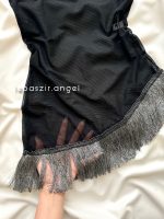 پیراهن تور شیشه ای ریشدار - Image 3