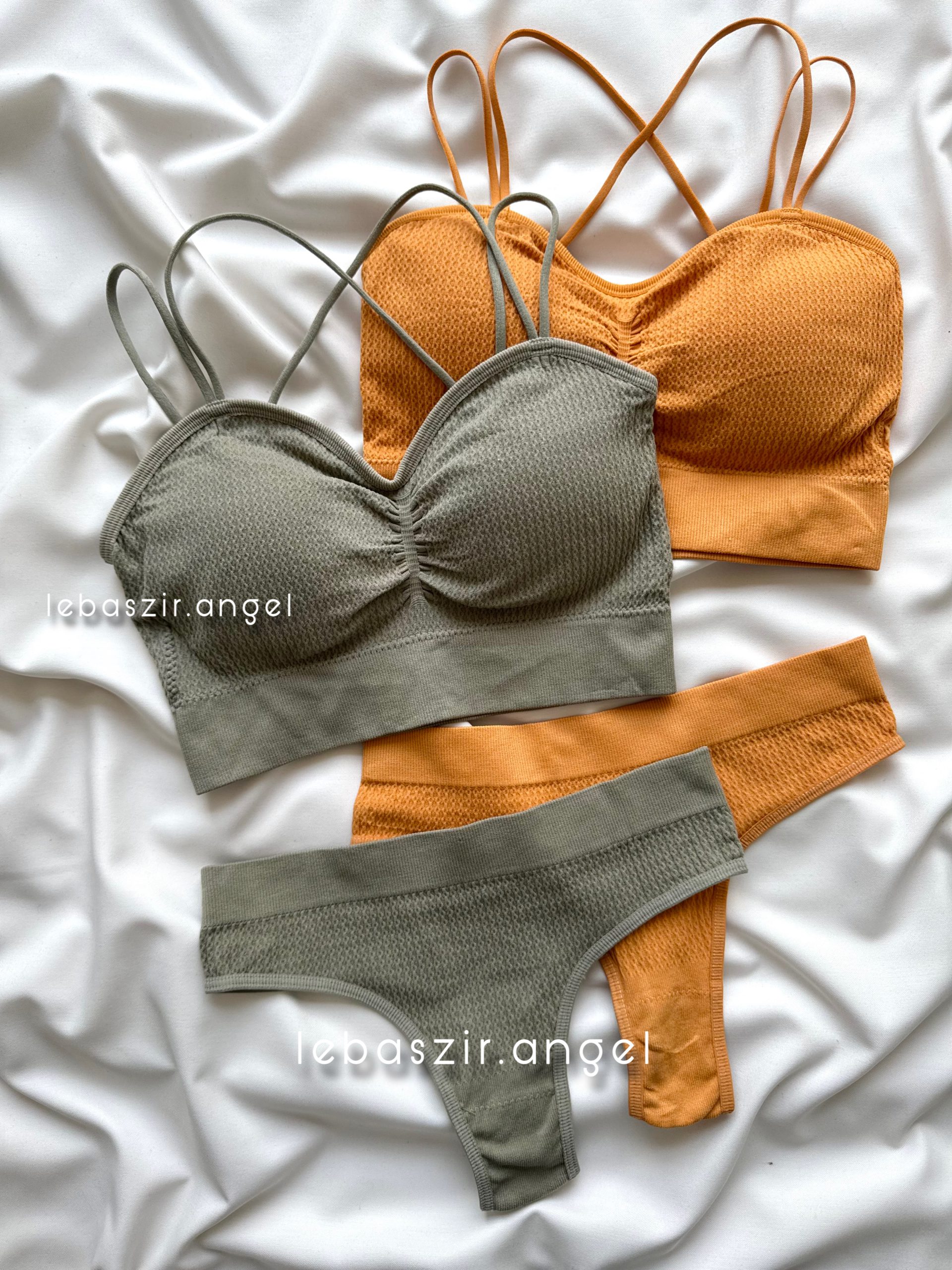 C0C11D76-C08C-49F0-A1F7-5A9A30C9978B ست نیمتنه و شورت اسپرت کد 1952 - Image 1