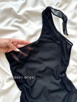 پیراهن تور شیشه ای ریشدار - Image 2
