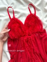 پیراهن توری قرمز😍 - Image 3