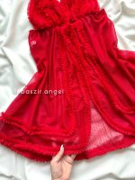 پیراهن توری قرمز😍 - Image 2