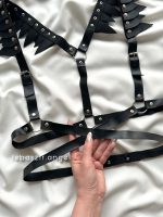 هارنس چرمی طرح بال فرشته - Image 3