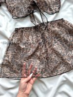 ست فانتزی پلنگی ۳تیکه کد 7005 - Image 4