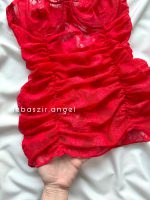 پیراهن مانکنی قرمز😍 کد 6022 - Image 3