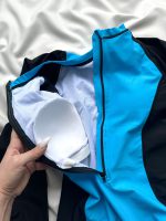 مایو شنا آستین دار جلو زیپی - Image 5