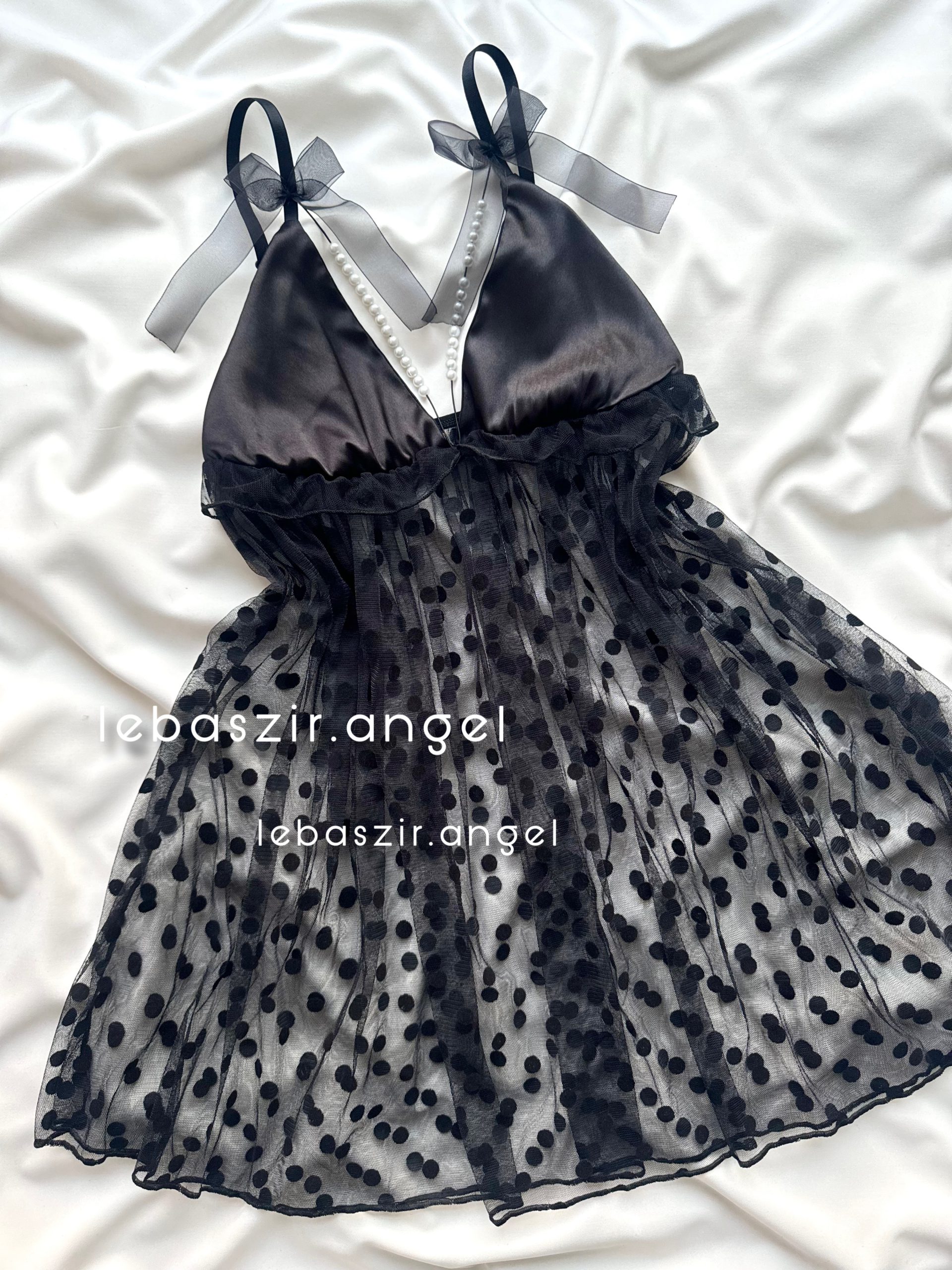 239FCC22-999C-4013-8828-17DB18888EA2 پیراهن هارنسی مرواریدی😍 - Image 1