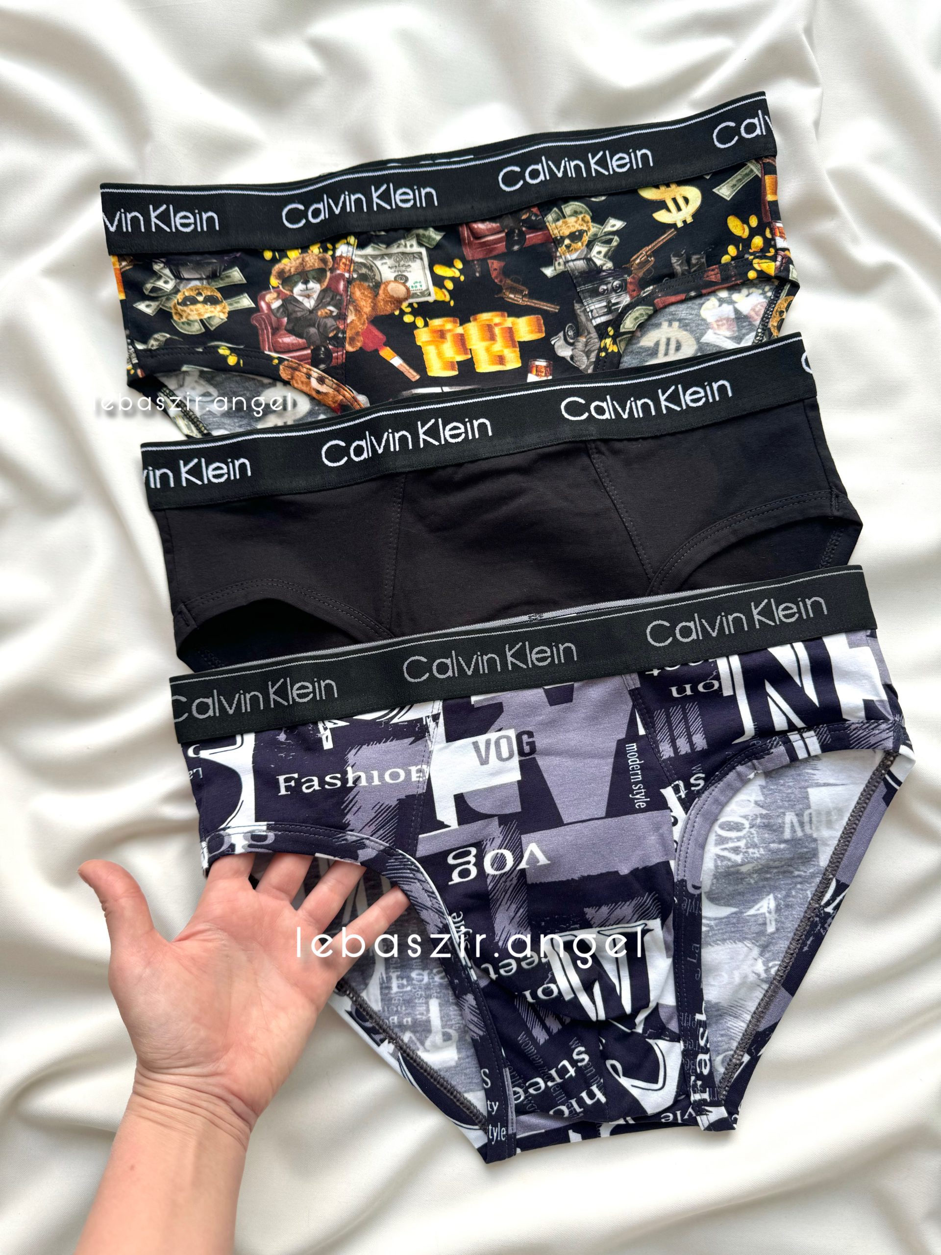 3379CA79-C5DE-464F-8E6F-86B6EC611486 پک ۳تایی شورت مردانه اسلیپ سایز لارج - Image 1