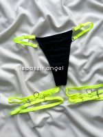 ست شورت لامبادا بندی و دو عدد گارتر دور ران فسفری کد 1022