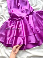 پیراهن ساتن پشت بندی😍 - Image 6