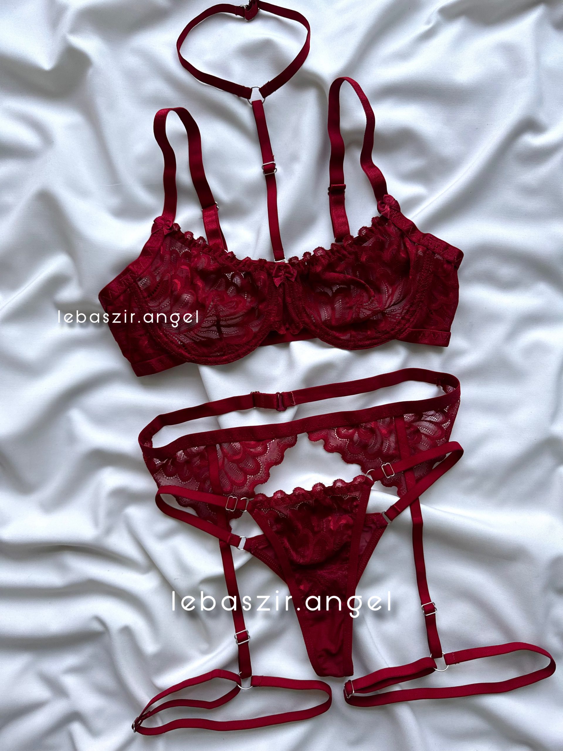 4ED5E070-68EC-4E3A-8E66-47466041C5C0 ست فانتزی فنردار ۳تیکه کد 0088 - Image 1