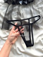 ست لامبادا و دامن تور شیشه ای مشکی کد 303 - Image 4