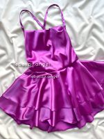 پیراهن ساتن پشت بندی😍 - Image 2