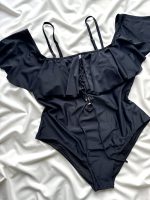 مایو مشکی زنانه سایز بزرگ