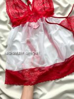لباس خواب فانتزی قرمز کد 9049 - Image 2