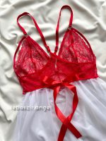 لباس خواب فانتزی قرمز کد 9049 - Image 6