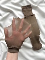 جوراب زنانه سه ربع کفی دار