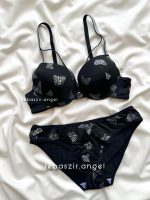 ست اسفنجی پروانه ای مشکی کد 303