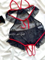 کاستوم فانتزی پرستاری مشکی کد 5517 - Image 5
