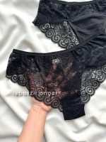 شورت نخ و گیپور مشکی - Image 4