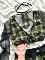 کاستوم فانتزی جورابدار ۴تیکه سبز کد 6016 - Image 5