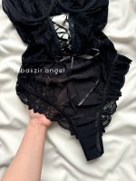 بادی فانتزی فنردار وسط بندی مشکی کد 1138 - Image 3