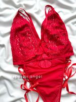 بادی فانتزی بغل بندی قرمز کد 9040 - Image 7