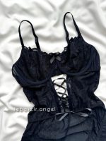 بادی فانتزی فنردار وسط بندی مشکی کد 1138 - Image 2