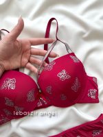 ست اسفنجی پروانه ای زرشکی کد 303 - Image 4