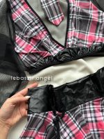 کاستوم فانتزی جورابدار ۴ تیکه صورتی کد 6016 - Image 6