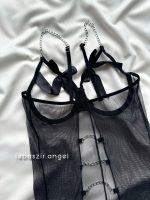 لباس خواب فانتزی مشکی کد 6011 - Image 6