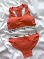 ست نیمتنه و شورت نارنجی Calvin klein